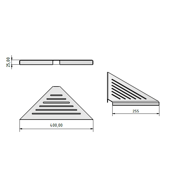 Duschablage Edelstahl Eckablage