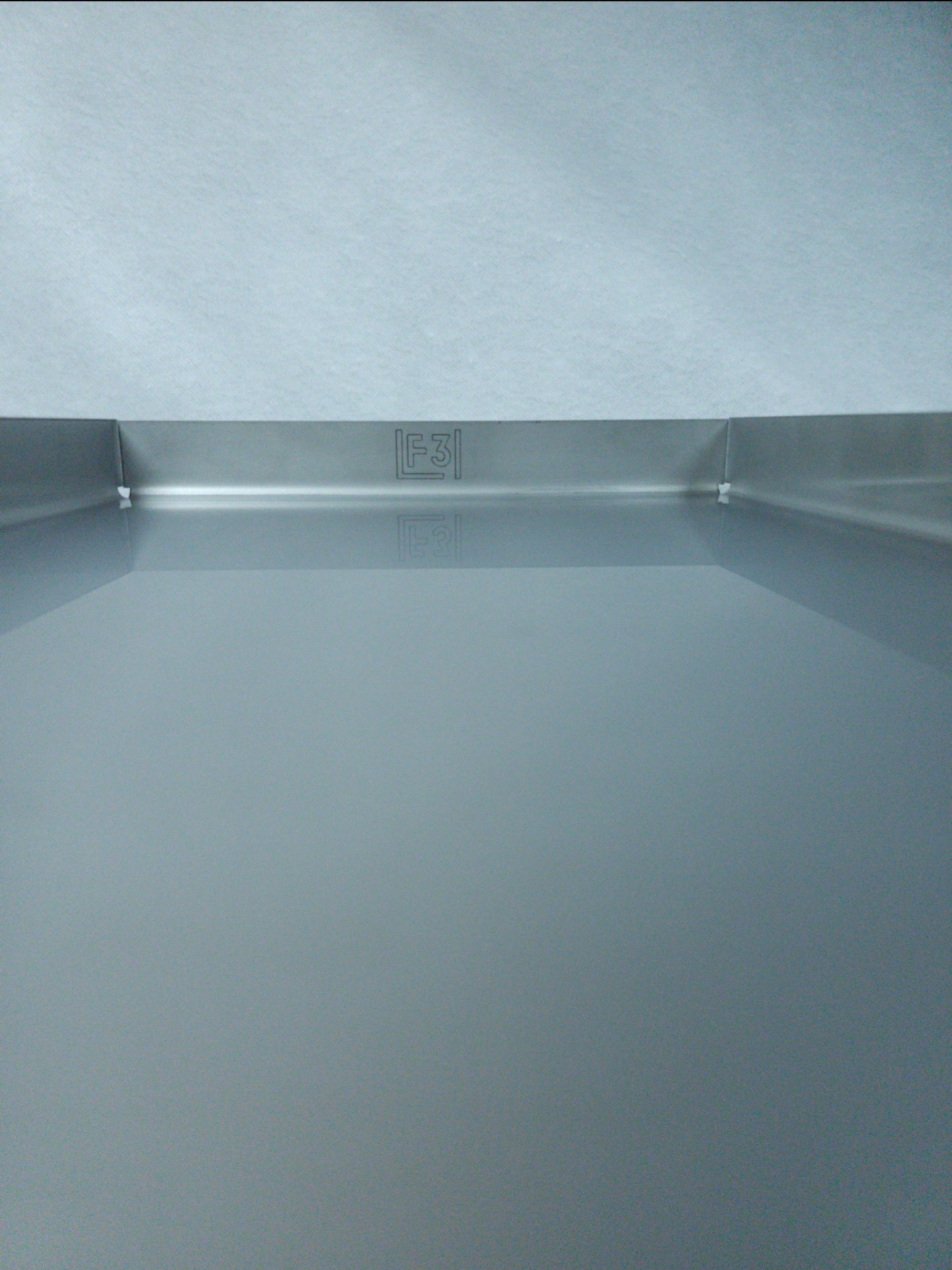 Edelstahl Plancha 44,5 x 30 cm mit Fettrinne